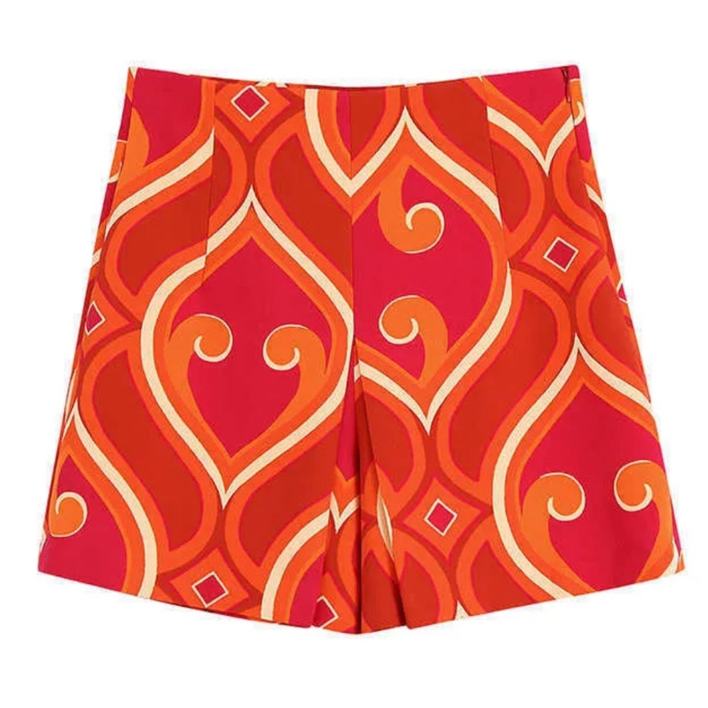 NWT Zara Geometric Skort